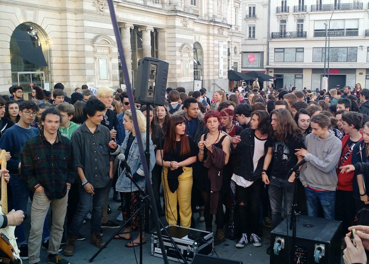 REPORTAGE : à Angers les jeunes mobilisés