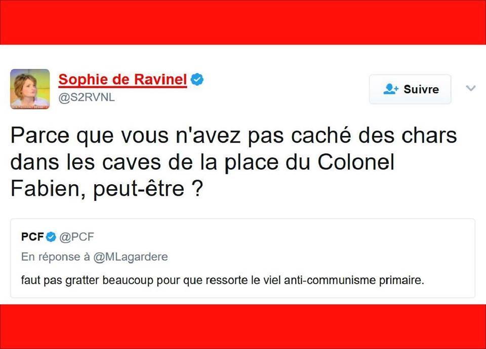 Twitter et Mélenchon le méchant communiste