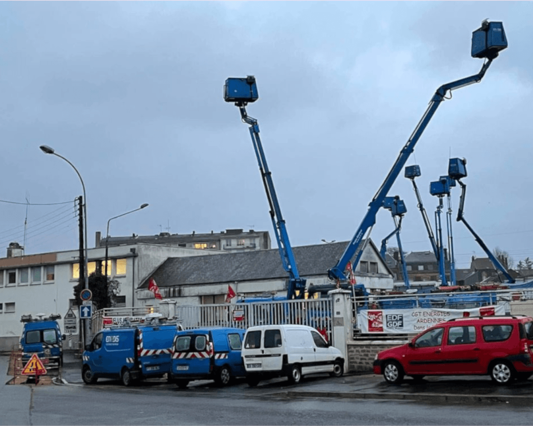 Lutte victorieuse pour les électriciens ardennais