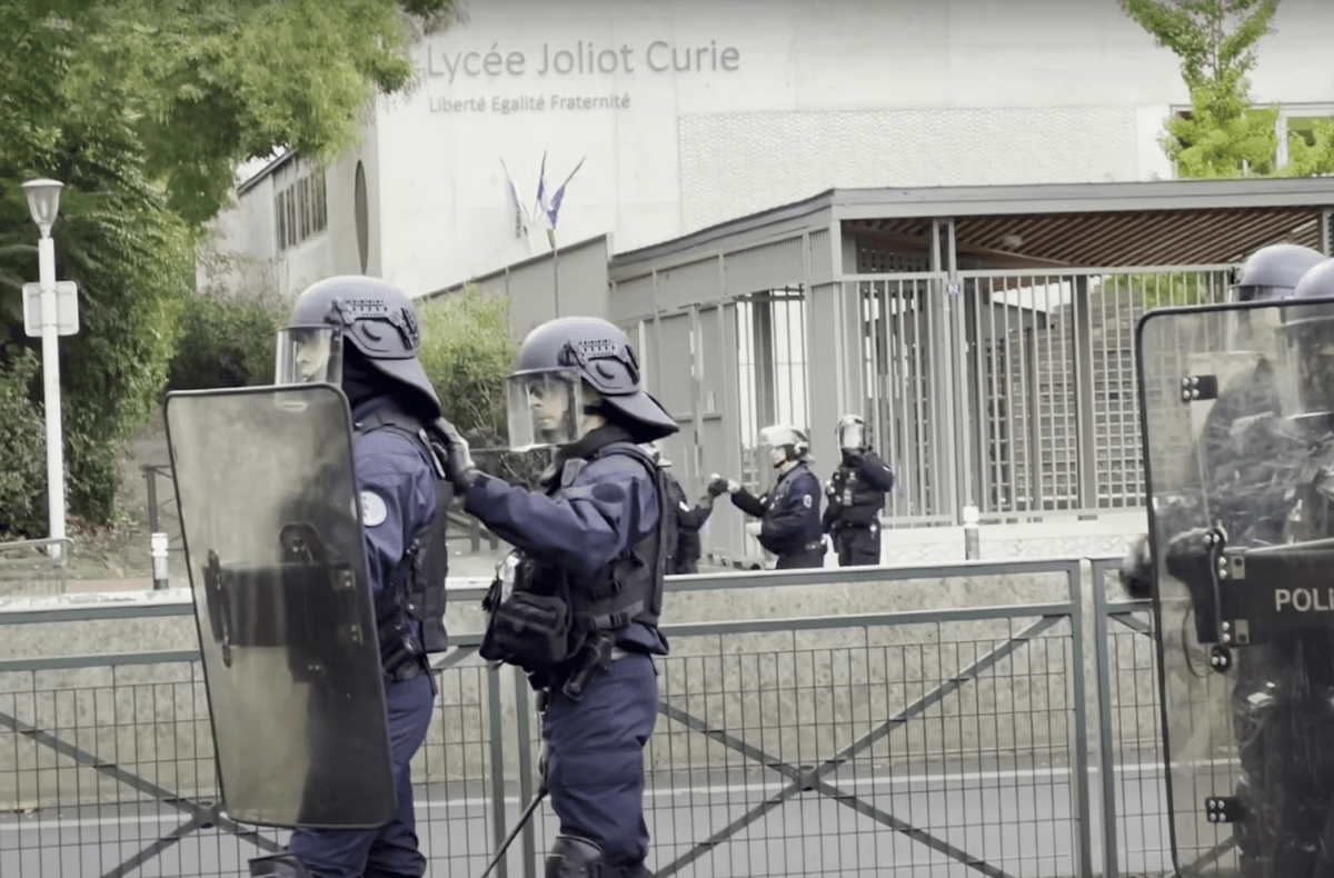 Répression policière des lycéens de Joliot-Curie à Nanterre