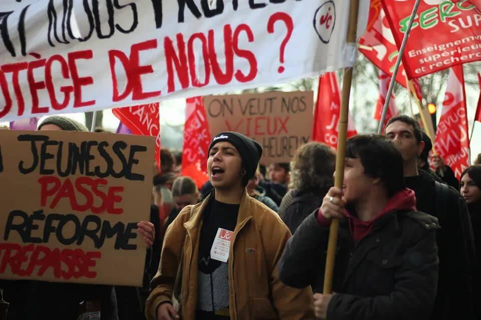 Réforme des retraites : une mobilisation qui se construit aussi chez les jeunes