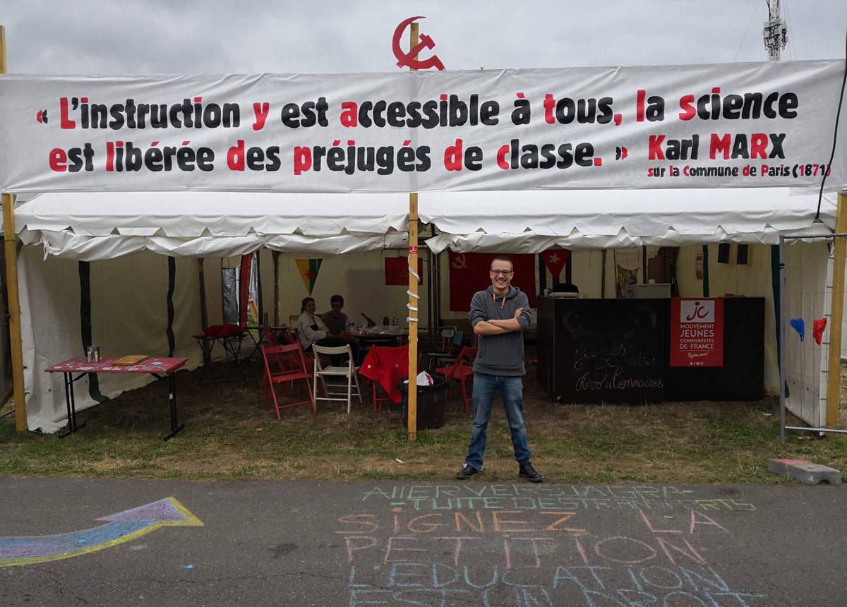 Fête de l’Humanité : les jeunes responsables de stand, Paris