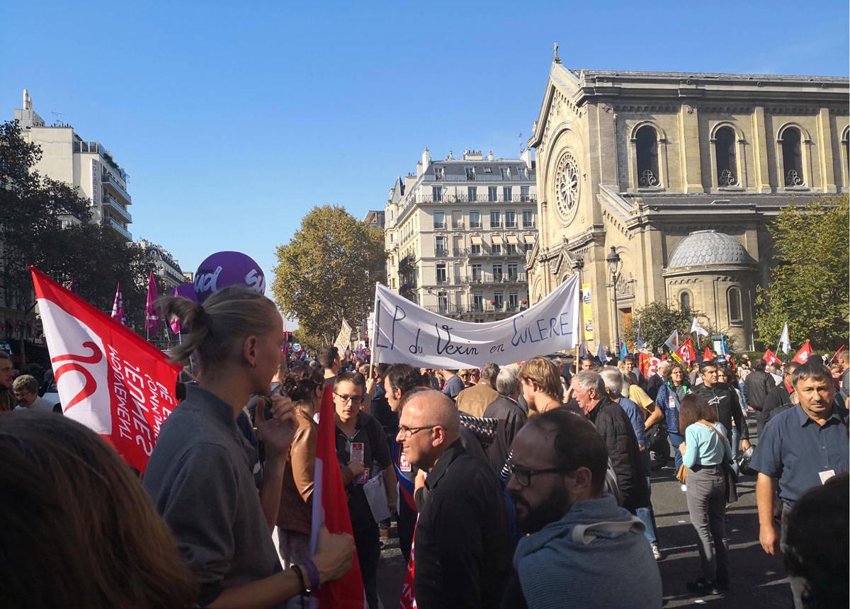 Le 9 octobre, l’impopularité de Macron s’est vue dans la rue